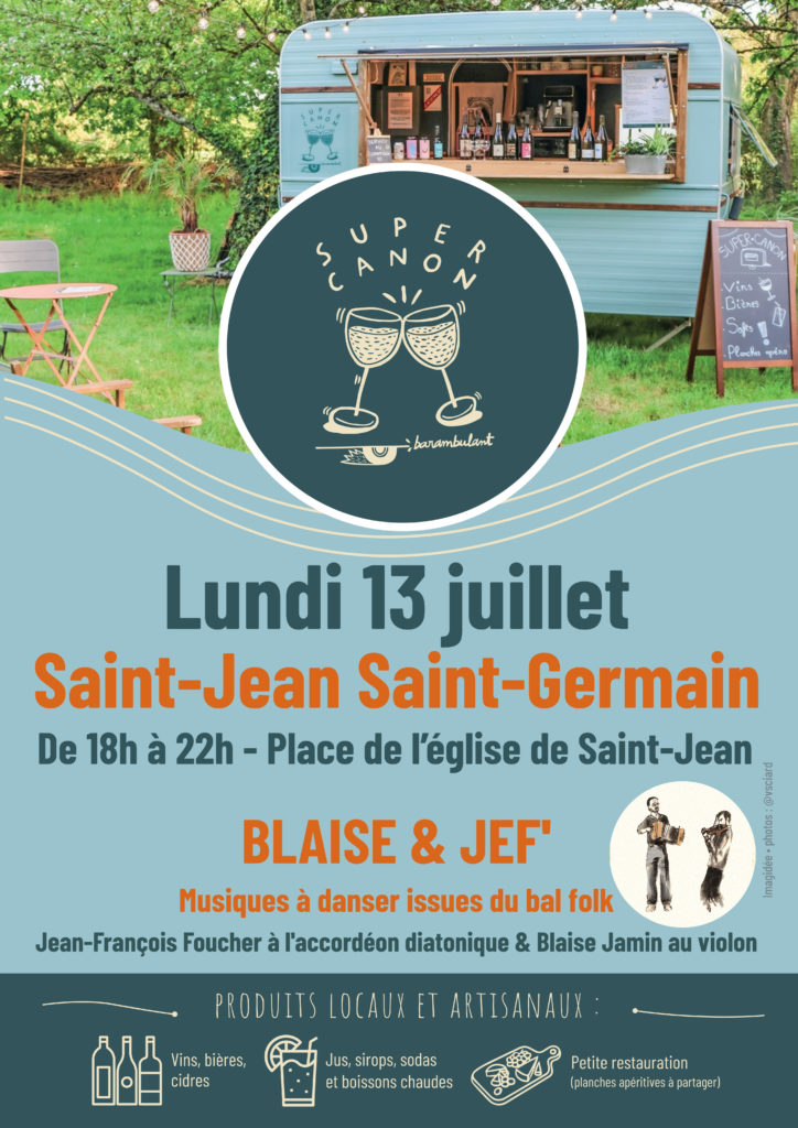 Affiche A3 St jean St Germain 13 juillet (002)