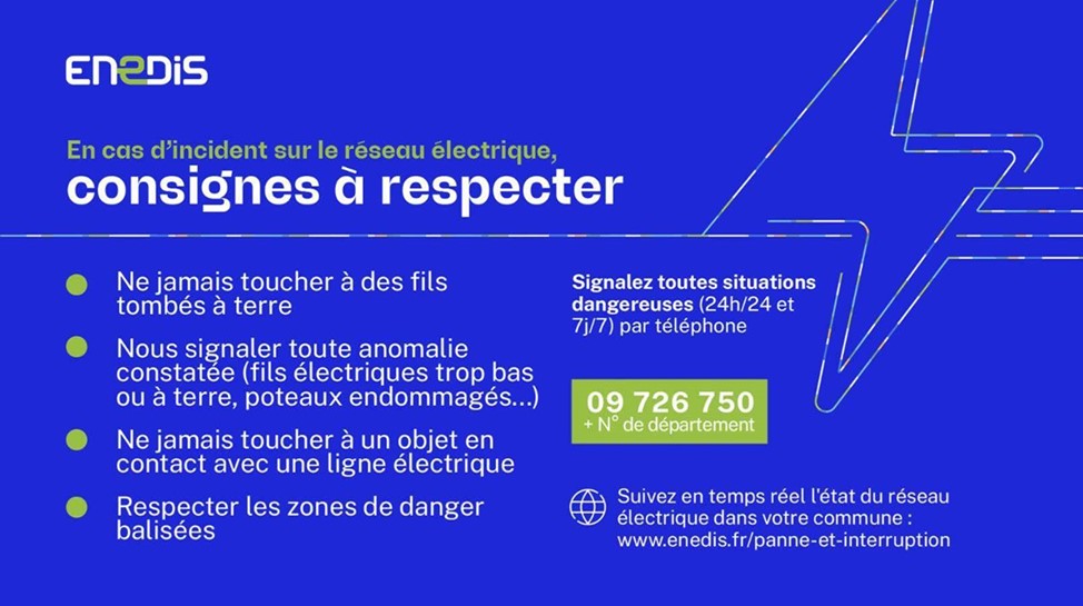 Enedis - Consignes de sécurité